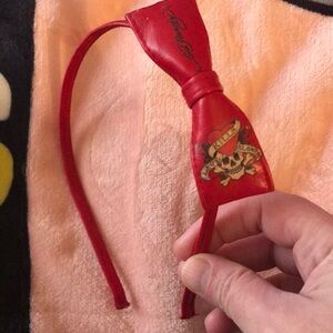 Ed Hardy Skull Headband with Bow